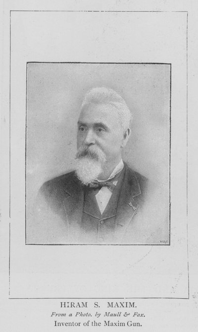 Hiram S Maxim (gravering) af English School