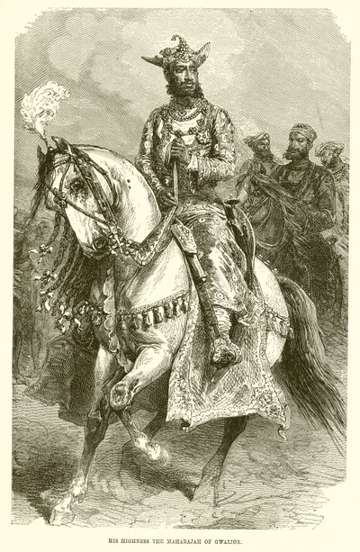 Hans Højhed Maharajah af Gwalior af English School