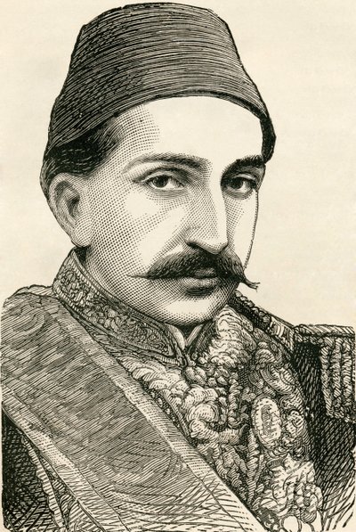 Hans kejserlige majestæt, Sultanen Abdulhamid II, osmannernes kejser, de troendes kalif, fra 