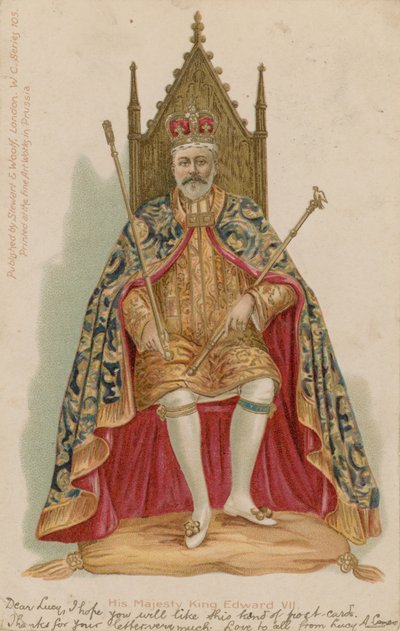 Hans Majestæt Kong Edward VII af English School