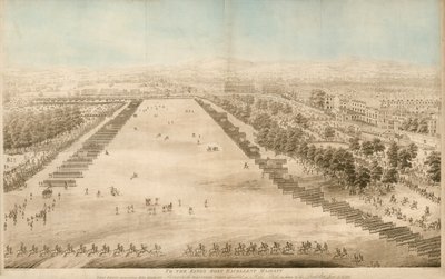 Hans Majestæt gennemgår Frivilligkorpset samlet i Hyde Park til ære for fødselsdagen den 4. juni 1799 af English School