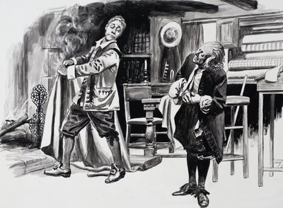 Historiens helte: The Martyrs of Eyam af English School