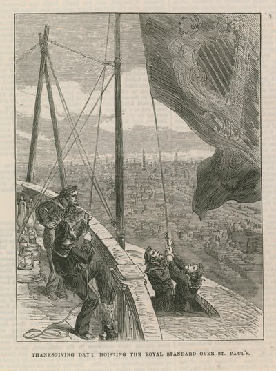 Hejser Royal Standard over St Pauls af English School