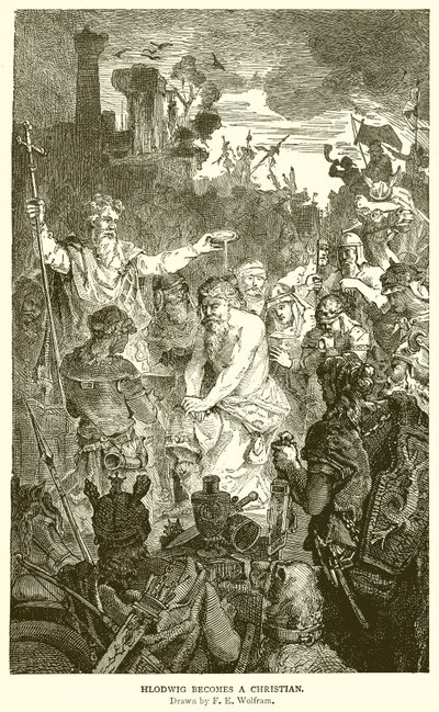 Holdwig bliver kristen af English School