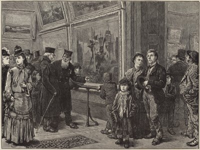 Feriefolk på Nationalgalleriet af English School