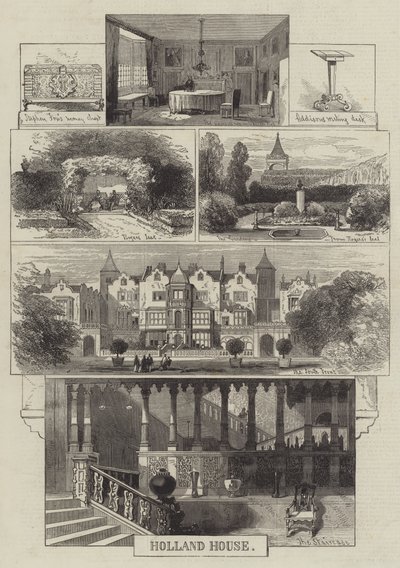 Holland House (gravering) af English School