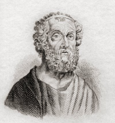 Homer, 1825 af English School