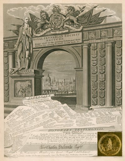 Æresmedlemskab af Royal Jennerian Society af English School