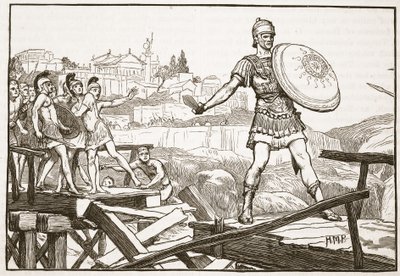 Horatius Cocles forsvarer broen af English School