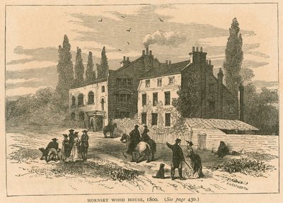 Hornsey Wood House, London, 1800 af English School