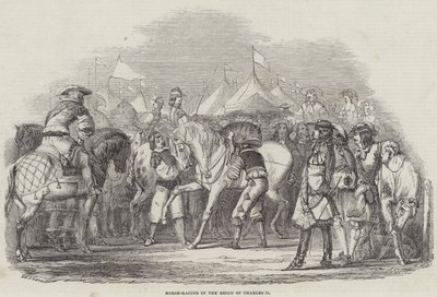 Hestevæddeløb under Charles II af English School