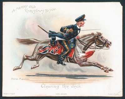 Horse Marines Weihnachtskarte von English School