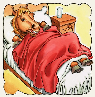 Hest i seng af English School