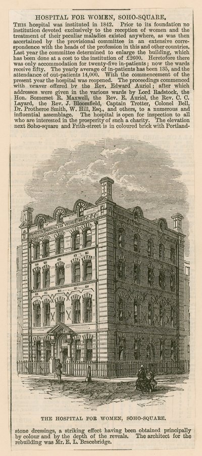 Hospital for kvinder, Soho Square af English School