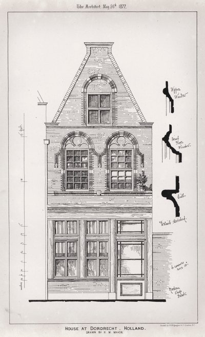 Haus in Dordrecht, Holland von English School