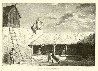 House at Sego, Bambarra  af English School