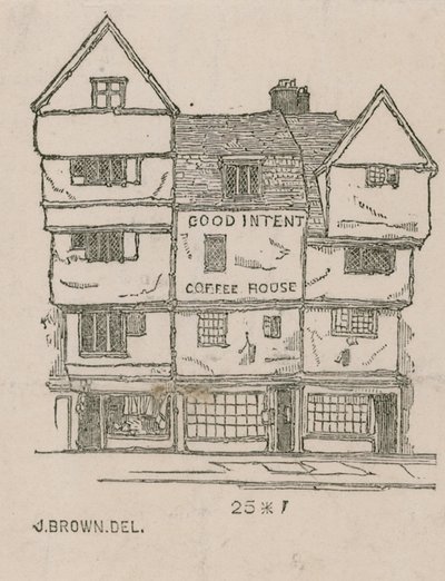 Hus i Long Lane, West Smithfield af English School