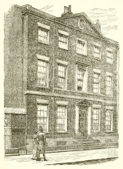 Hus i Rodney Street, Liverpool, hvor Mr. Gladstone blev født af English School