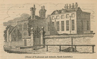 House of Tradescant og Ashmole, South Lambeth af English School