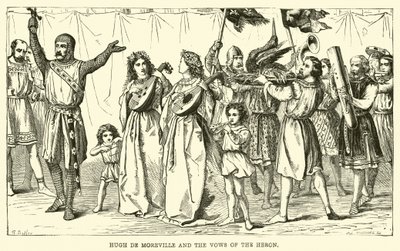 Hugh de Moreville und die Gelübde des Reihers von English School