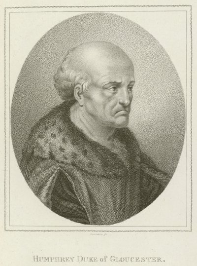 Humphrey, hertug af Gloucester (gravering) af English School