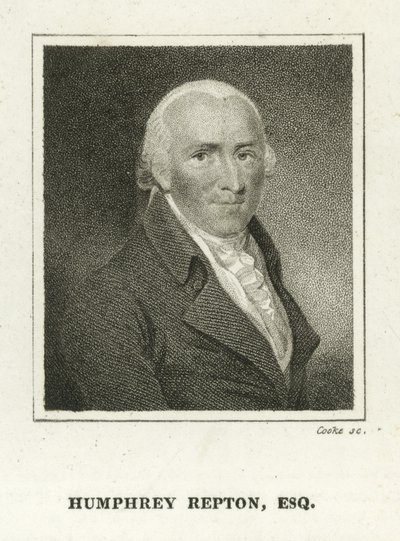 Humphrey Repton (gravering) af English School