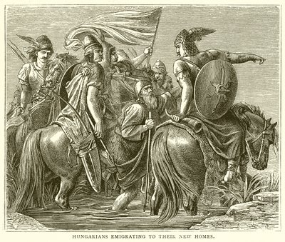Ungarere emigrerer til deres nye hjem af English School