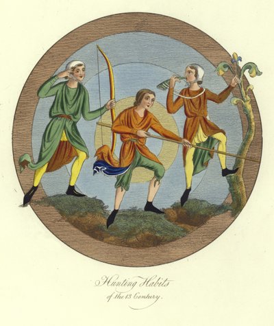 Jagtvaner i det 13. århundrede af English School