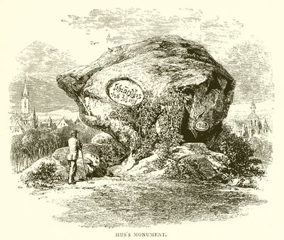 Huss monument af English School