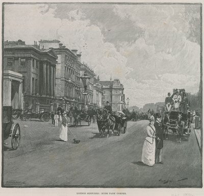 Hyde Park Corner, London af English School