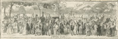 Hyde Park, London af English School