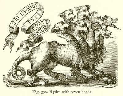 Hydra med syv hoveder af English School
