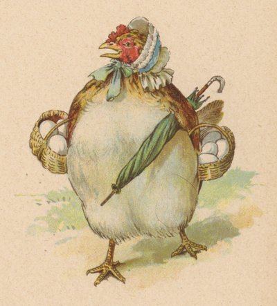 Jeg havde en lille høne, den smukkeste nogensinde set (chromolitho) af English School