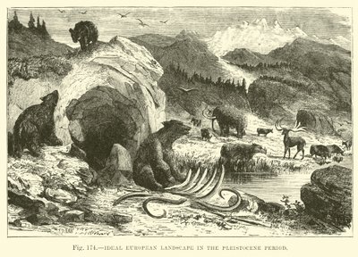 Ideal European Landscape in the Pleistocene Period  af English School