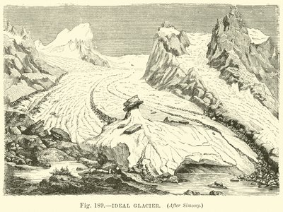 Ideal glacier  af English School