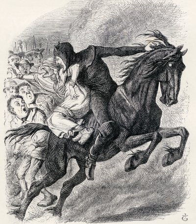 Illustration efter J. Tenniel til digtet 
