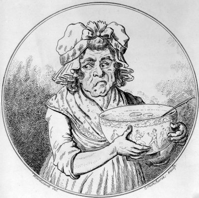 Illustration af George Moutard Woodward, indgraveret af Isaak Cruickshank, udgivet af Allen&West, 1796 af English School