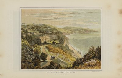 Illustration til Guide to Torquay (chromolitho) af English School