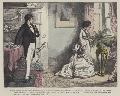 Illustration til vores fælles ven (farvet gravering) af English School