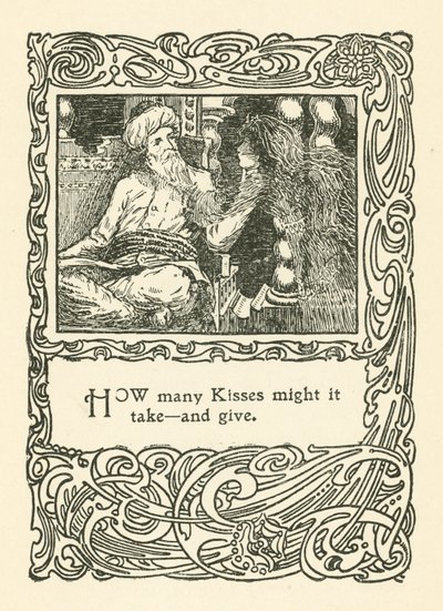 Illustration til Rubaiyat af Omar Khayyam (litho) af English School