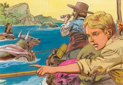 Illustration für Schweizer Familie Robinson von English School