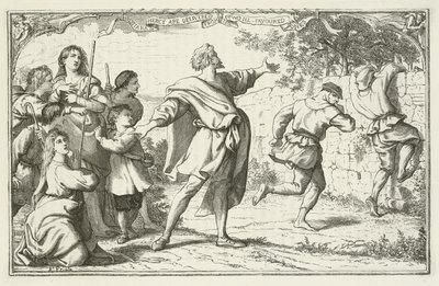 Illustration til The Pilgrims Progress af John Bunyan af English School