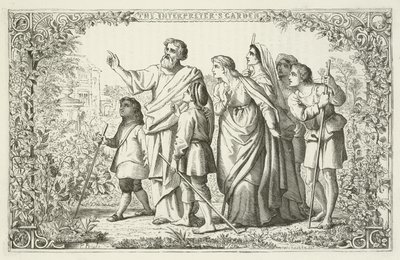 Illustration til The Pilgrims Progress af John Bunyan af English School