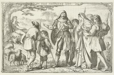Illustration til The Pilgrims Progress af John Bunyan af English School