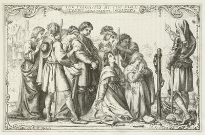 Illustration til The Pilgrims Progress af John Bunyan af English School