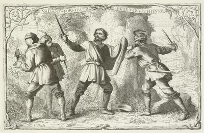 Illustration til The Pilgrims Progress af John Bunyan af English School