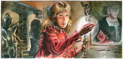Illustration til The Secret Garden af English School