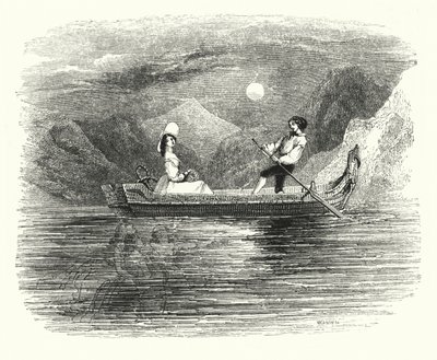 Illustration til balletten, Ondine eller Naiaden (gravering) af English School