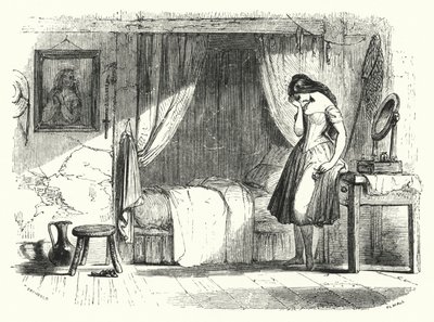 Illustration til balletten, Ondine eller Naiaden (gravering) af English School