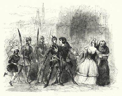 Illustration til operaen La Juive af Fromental Halevy (gravering) af English School